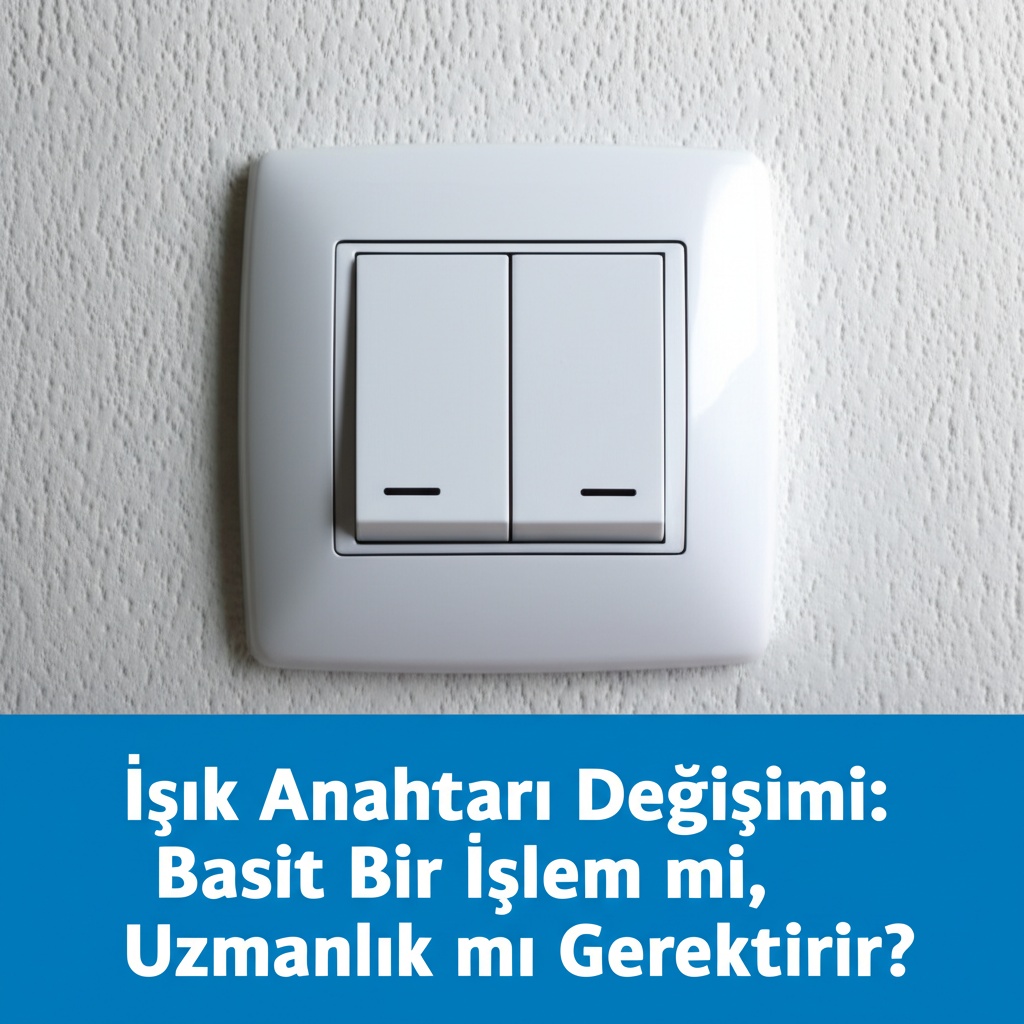 Işık Anahtarı Değişimi: Basit Bir İşlem mi, Uzmanlık mı Gerektirir?