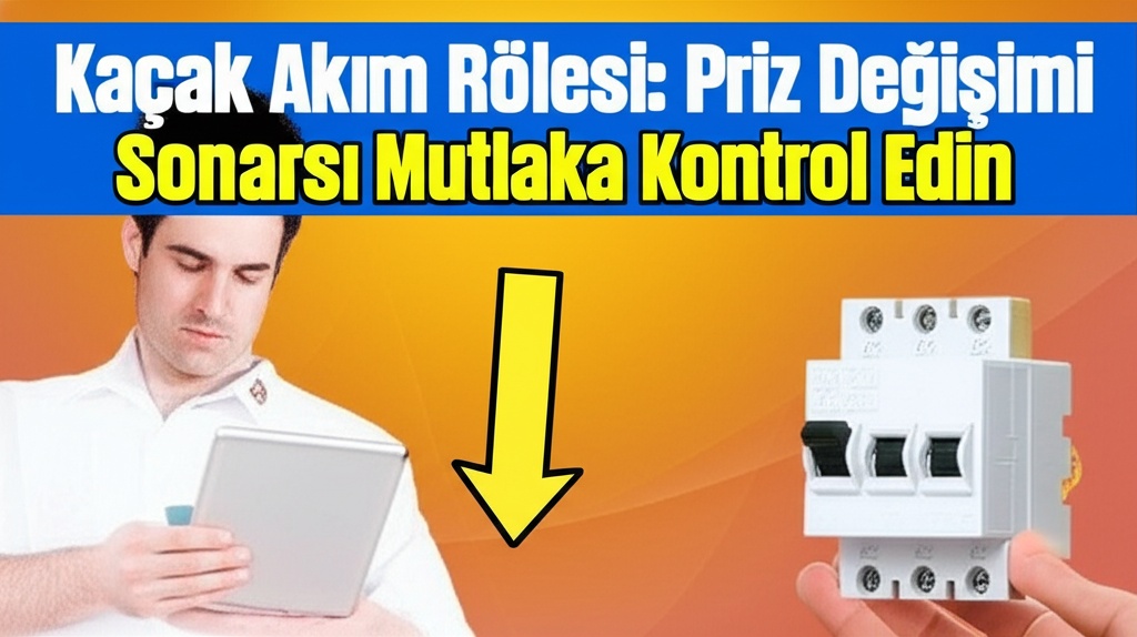 Kaçak Akım Rölesi: Priz Değişimi Sonrası Mutlaka Kontrol Edin