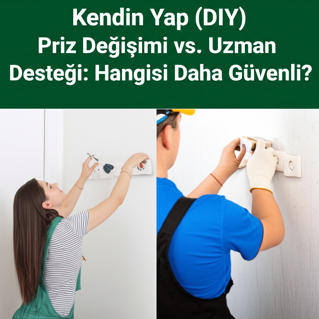 Kendin Yap (DIY) Priz Değişimi vs. Uzman Desteği: Hangisi Daha Güvenli?