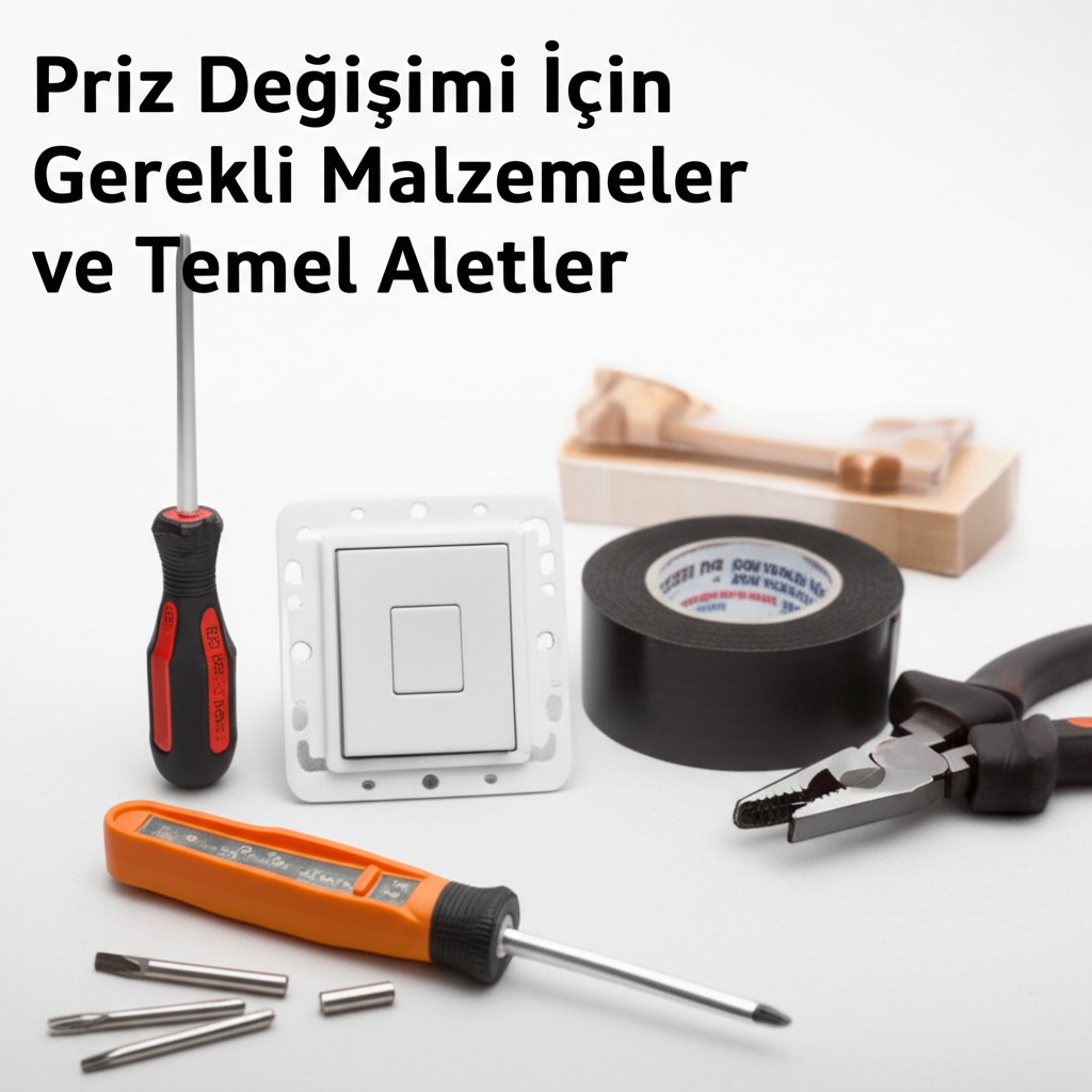 Priz Değişimi İçin Gerekli Malzemeler ve Temel Aletler